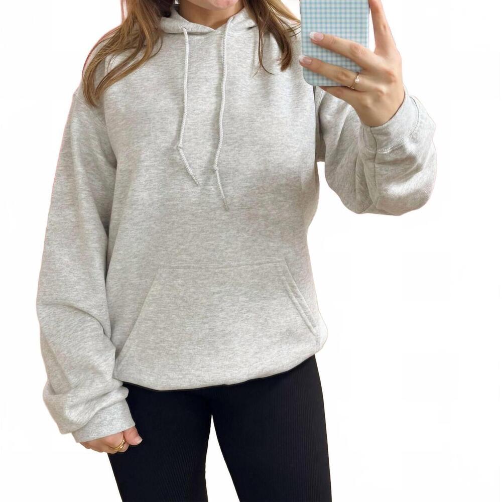 NEW DISTRESSED VINTAGE COUTURE tis the season to know the reason hoodie in gray/